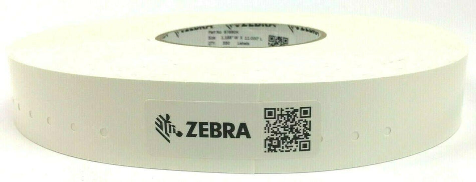 Zebra 1.188" x 11" Z-Band Quick Clip Wristband Genuine OEM Kit 97890K - 6 Rolls