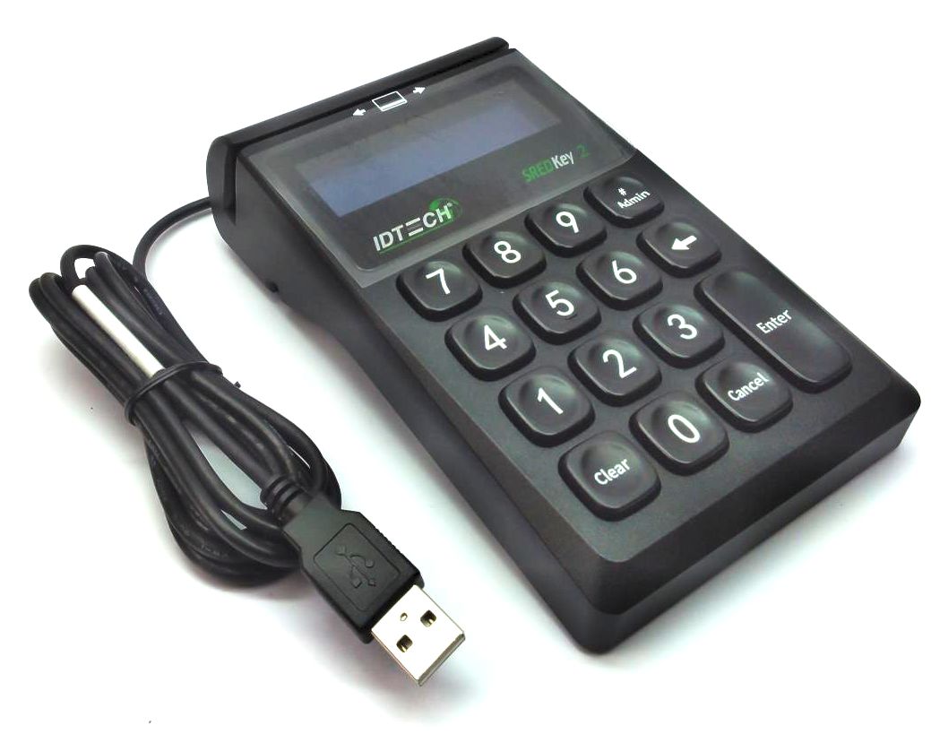 ID Tech SREDKey 2 Keypad Credit Card Reader Point of Sale IDSK2