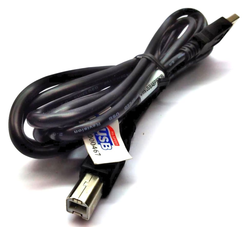 15-Pack 6FT Shielded USB 2.0 A Male To B Male Cables - For Printer, Scanner - Black