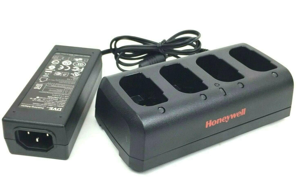 Honeywell Dolphin 9700 Computer 4-Slot Quad Battery Charger Genuine OEM 9700-QC