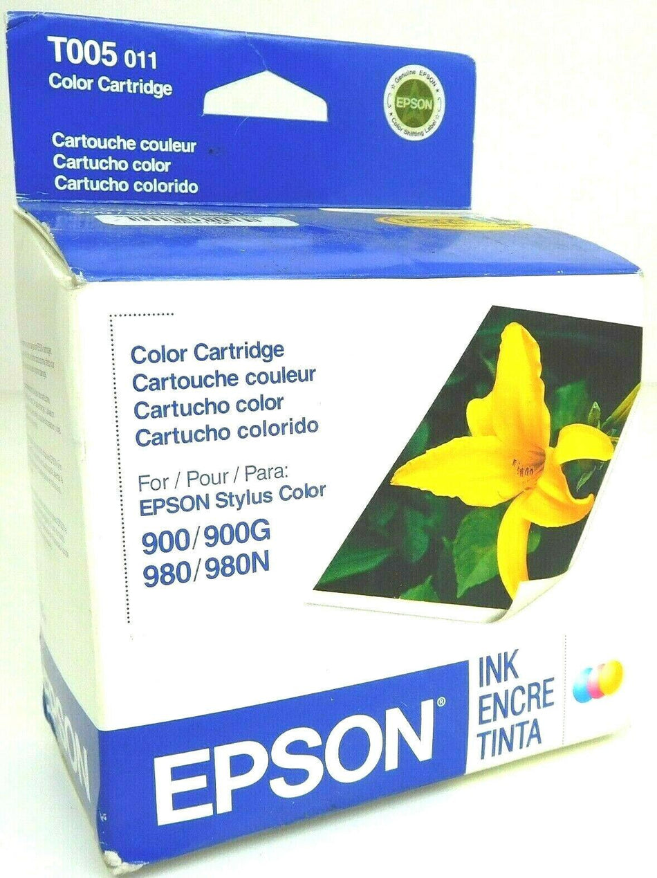 Epson Stylus 900G  Ink Color Cartridge T005 001 - Genuine Tri-color Cartridge