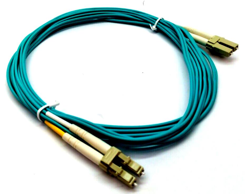 Axiom LC-LC 3M Multimode Duplex OM3 50/125 Fiber Optic Cable LCLC10GA-3M-AX