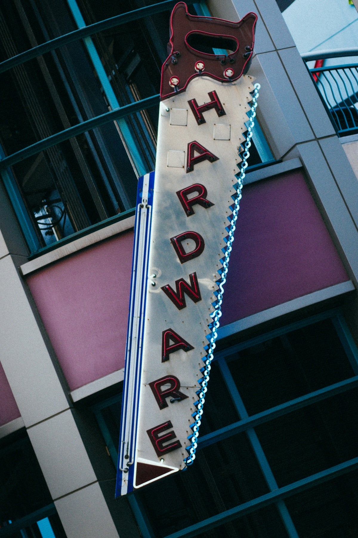 a sign that is on the side of a building