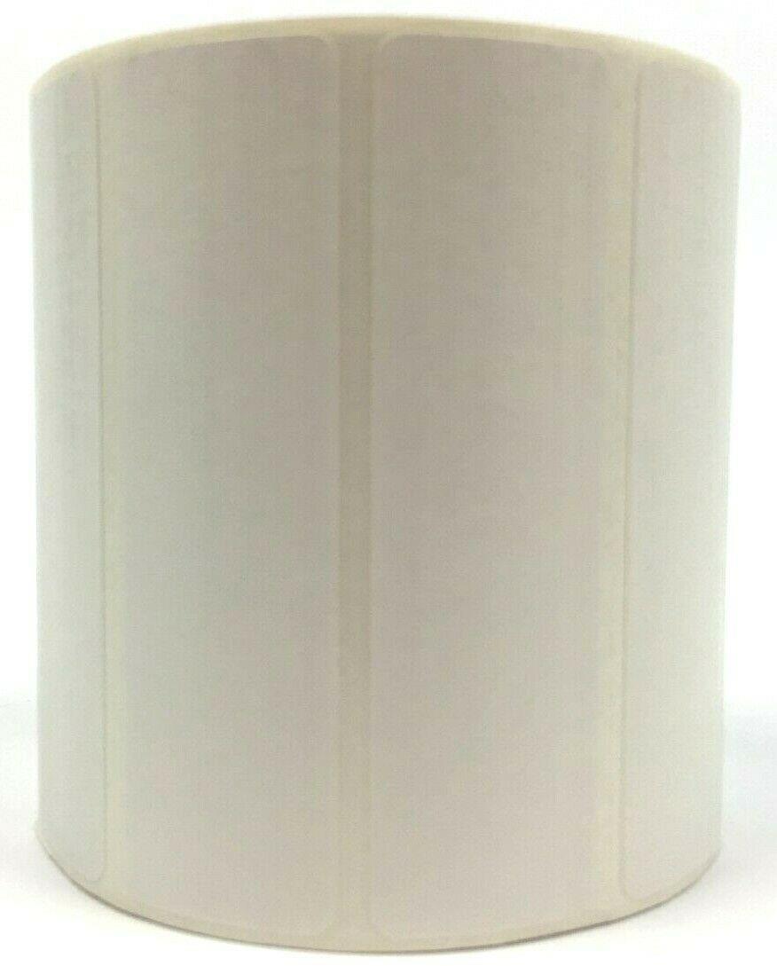 Direct Thermal Transfer Permanent White Labels 3.5'' x 1" PERF 450931 - 8 Rolls