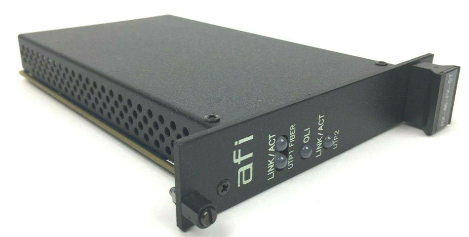 American Fibertek RX-46-FX-ST Ethernet Rack Card 1300nm 2 Fiber MM New