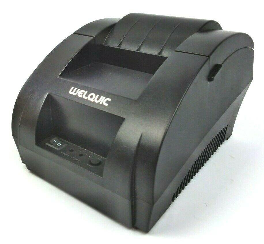 Point of Sale Welquic USB Thermal Receipt Printer ZJ-5890F + Labels Roll