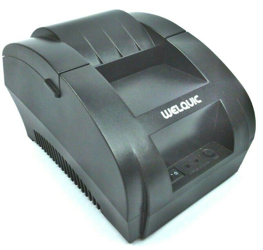 Point of Sale Welquic USB Thermal Receipt Printer ZJ-5890F + Labels Roll