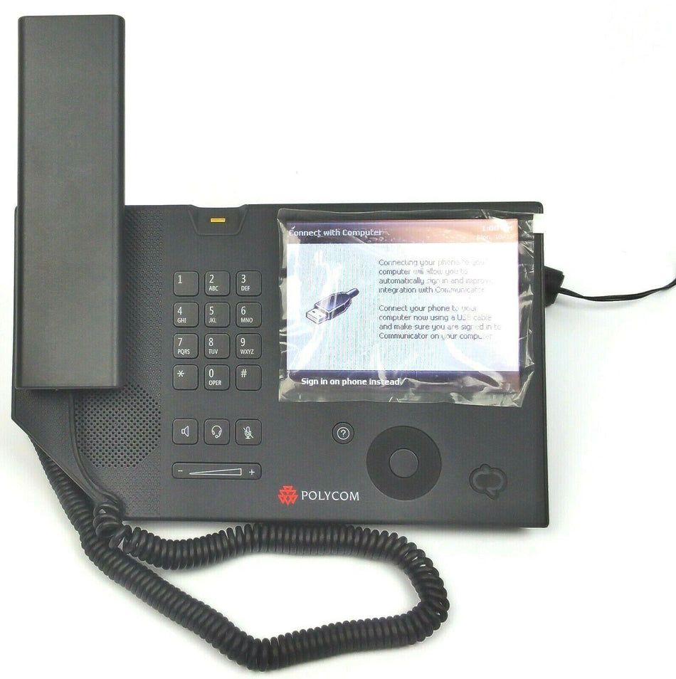 Polycom CX700 IP VoIP Touch Screen Business Office Desk Phone D220031400001-2