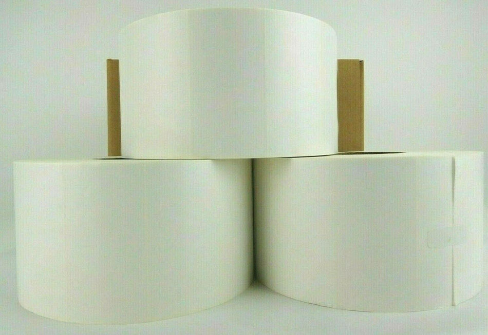 SATO 4" x 6" Direct Thermal 3000 Labels Genuine OEM White 53S002012 - 3 Rolls