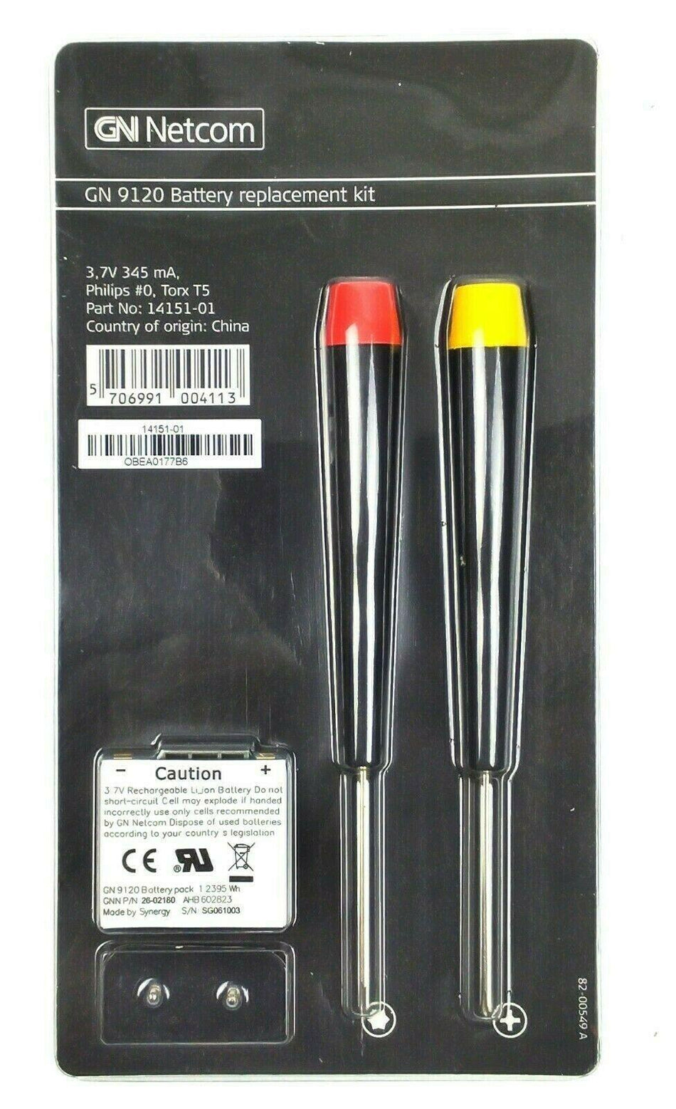 Lot of 10 Battery Replacement Kit for Jabra GN 9120 Wireless Headset (GN Netcom)