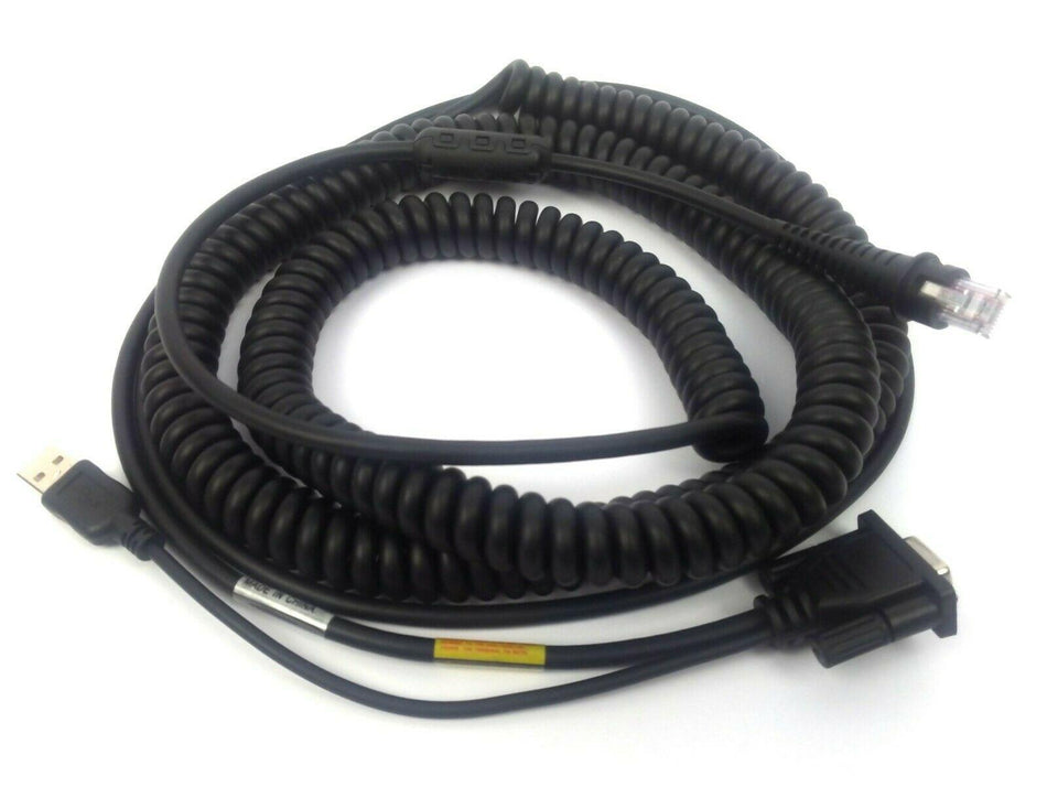 Honeywell RS232 3800 Barcode Scanner Cable 42206480-01E Genuine OEM