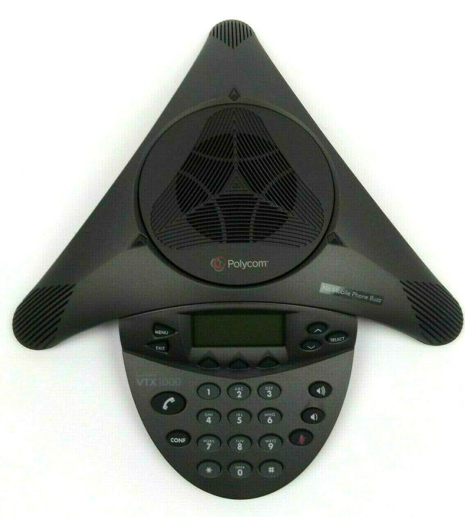 Polycom SoundStation VTX1000 Analog Conference Phone Bundle 2200-07585-001