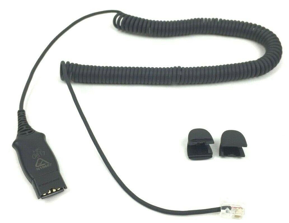 Plantronics Direct Connect Headset HIS Adapter QD Cable for Avaya 9630 9620
