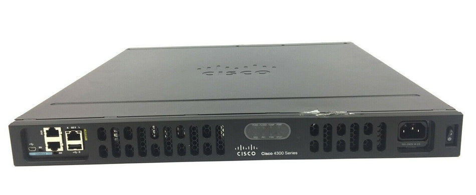 Cisco 4300 Series Gigabit Ethernet Rack Mountable Integrated Service Router
