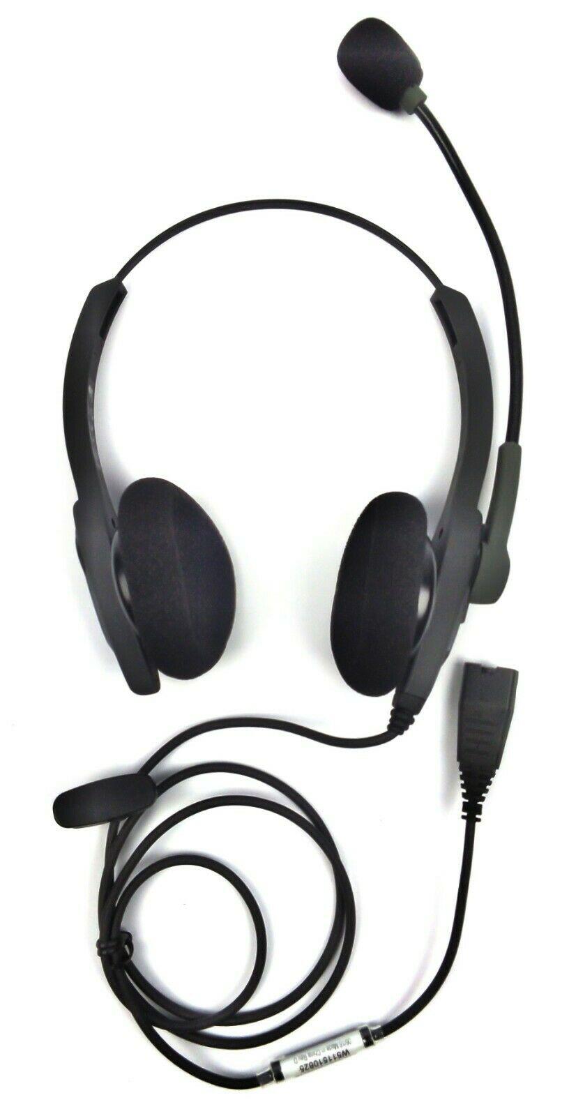 VXi Passport 21P Duo Noise-Canceling Corded Headset 202777