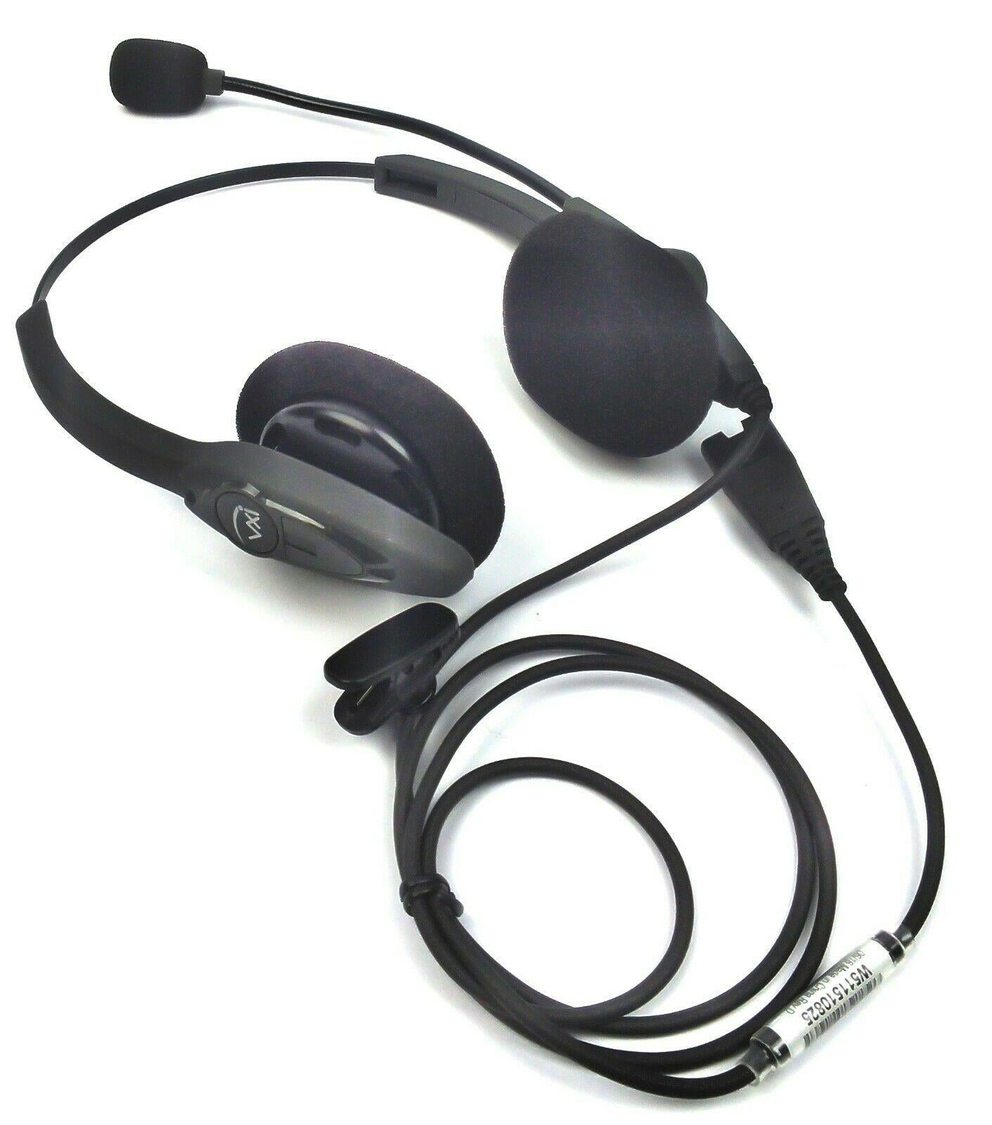 VXi Passport 21P Headset Duo Noise-Canceling On-Ear Corded 202777