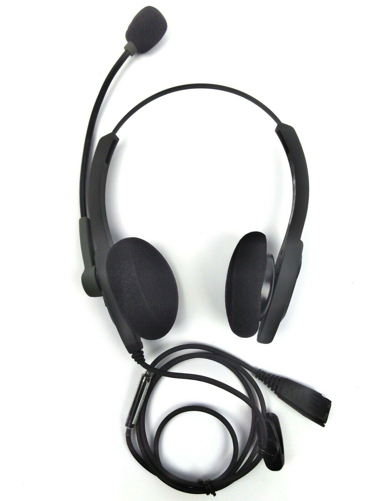 VXi Passport 21P Headset Duo Noise-Canceling On-Ear Corded 202777