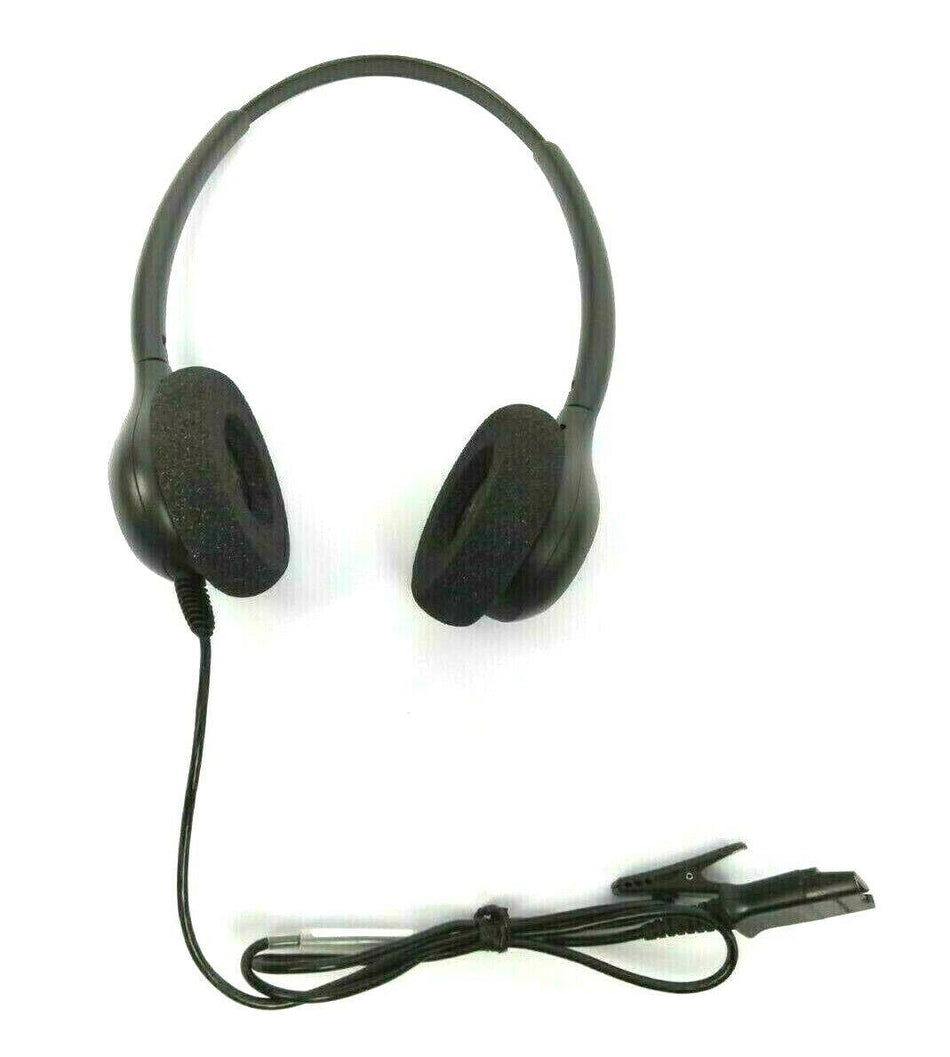 Plantronics HW261 QD Plug Wideband Binaural Headband Headset 91321-01