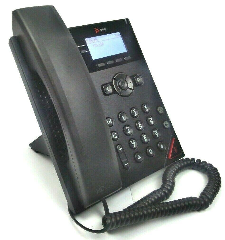Polycom VVX 150 VoIP Office Phone Power Over Ethernet Desktop 2200-48810-025