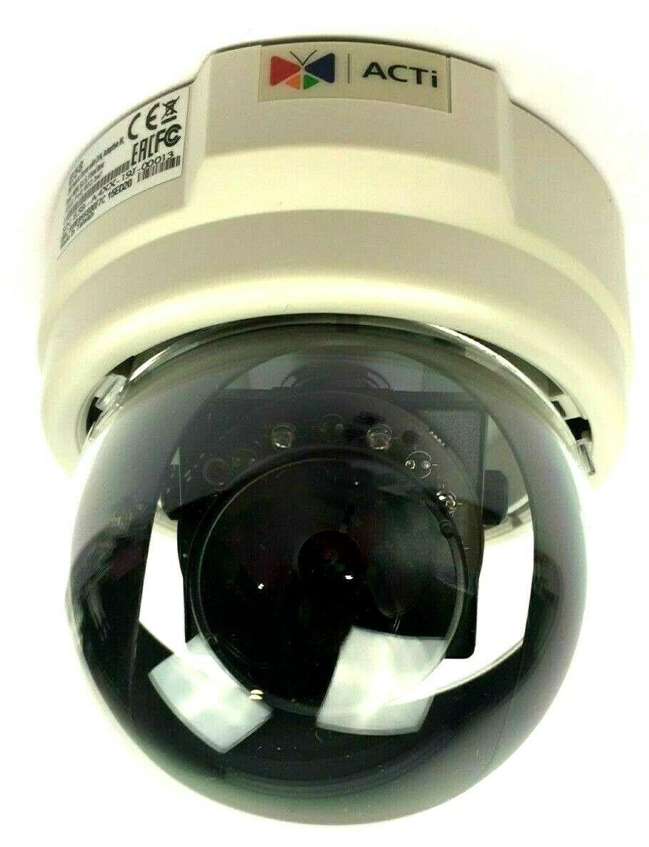 ACTi E58 Surveillance Dome Camera 2MP Full HD 30fps Night Vision IR LED Indoor