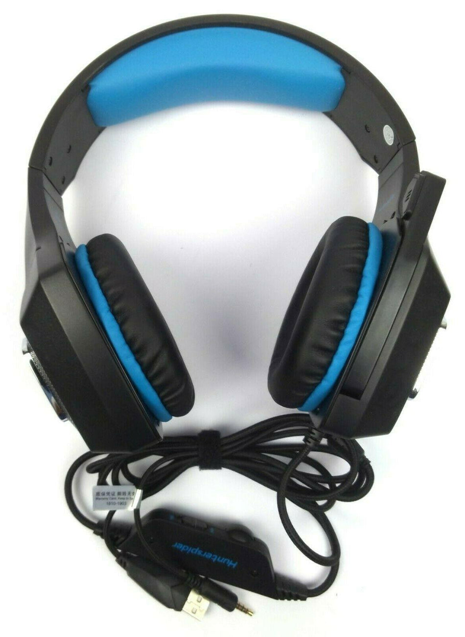 Hunterspider V-1 Pro Gaming RGB Headset Compatible with PS4 Xbox One Laptops