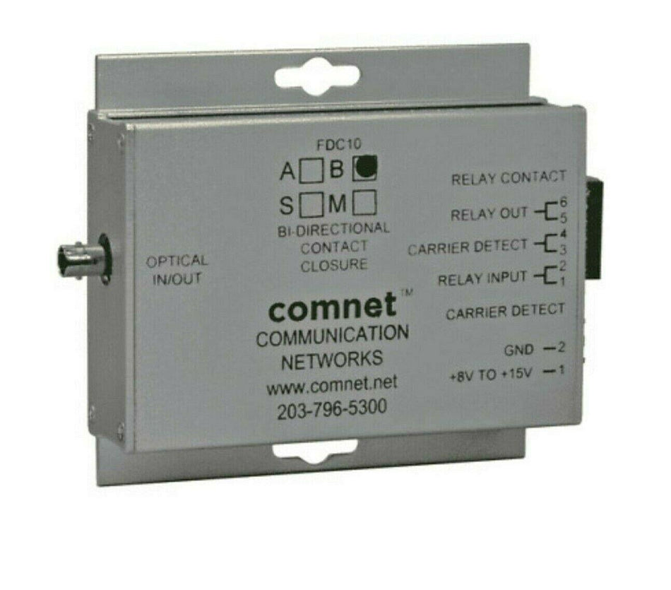 Comnet FDC10M1B Bi-directional Contact Closure Transceiver 1550 nm / 1310 nm