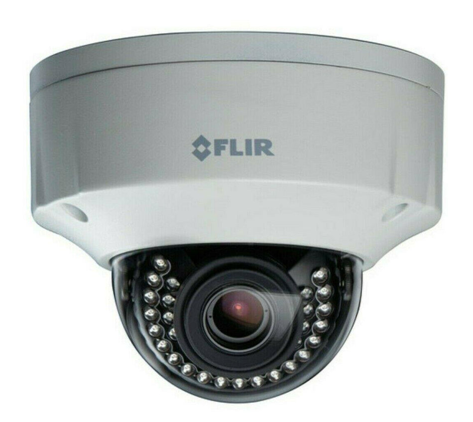 FLIR Surveillance Camera Motorized VF Lens Dome IP PoE 3MP WDR 3.5-9mm N437VEW