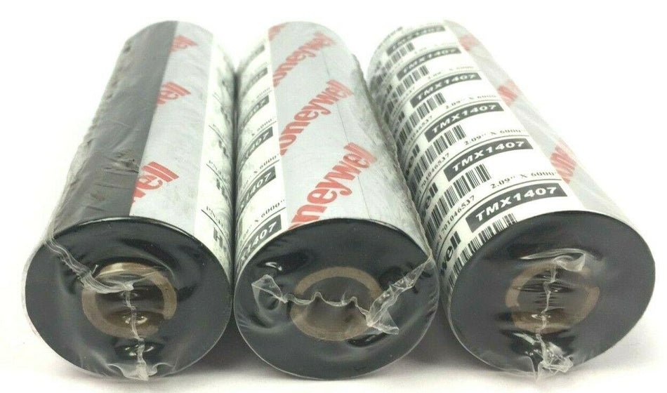 Honeywell Ribbon TMX1407 2.09" x 6000" Genuine Thermal Ribbons 11072006 -3 Rolls