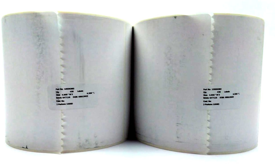 Zebra Thermal Labels Z-Perform 1000D 4" x 6" Genuine OEM 10026382 - 5 Rolls