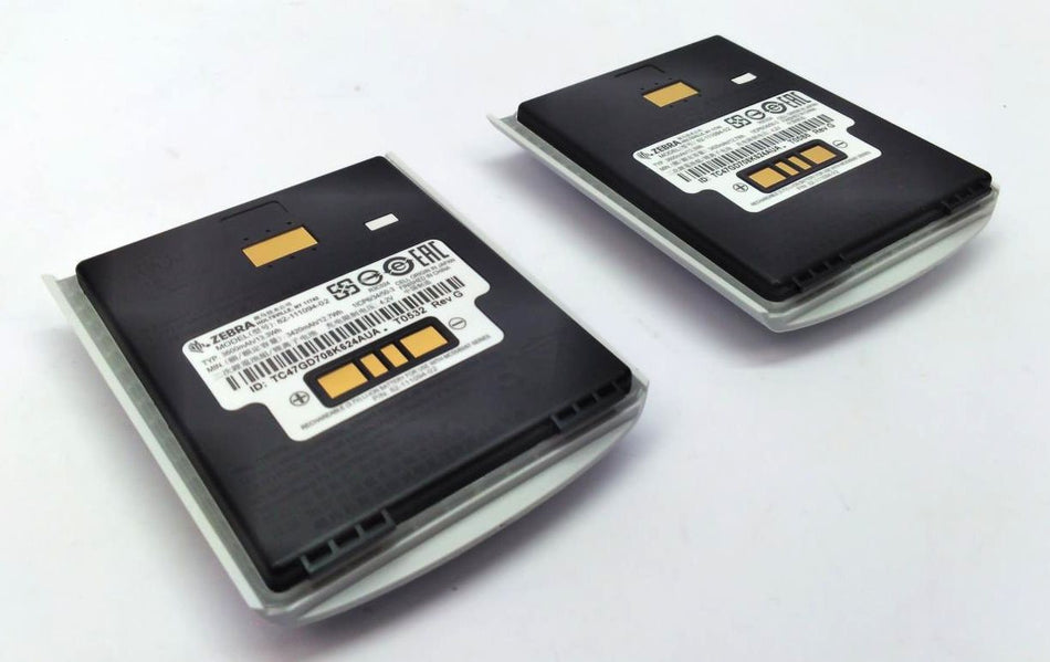 Lot of 2 Zebra MC55 Battery Mobile Computer 3600mAh 4.2V 82-111094-02 Genuine