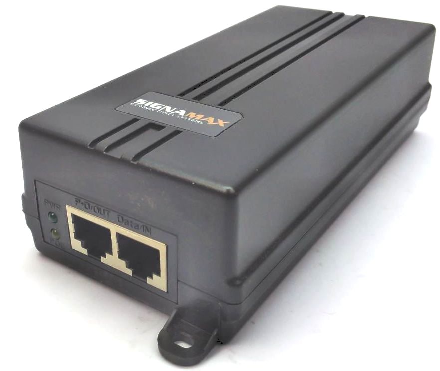 Signamax 065-POEINJ-GA Power Over Ethernet Adapter 802.3at/af 30W 46-57V