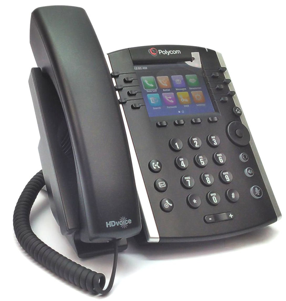 Polycom VVX 410 Skype Desktop Business Phone with HD Voice 2200-46162-019