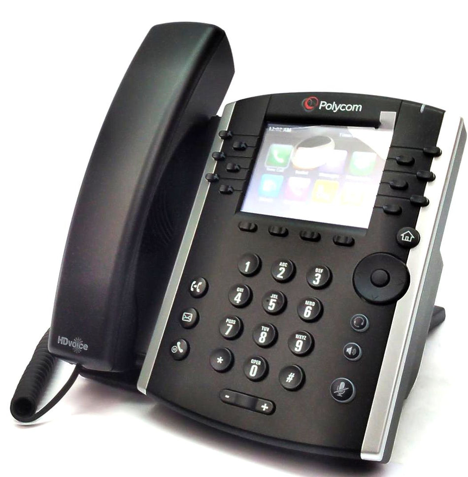 Polycom VVX 410 Skype Desktop Business Phone with HD Voice 2200-46162-019