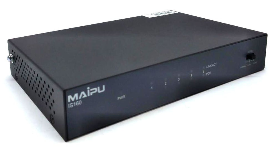 Maipu IS160 Gigabit Unmanaged Desktop 5-Port Network Switch IS160-5TP-AC