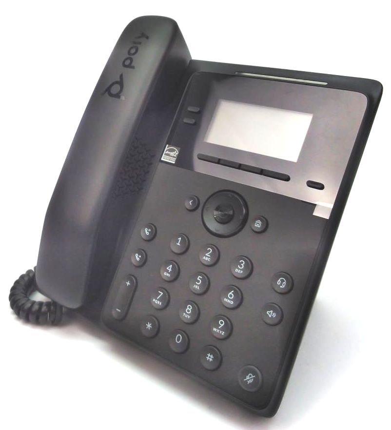 Polycom Edge B20 IP Phone 2-Line Desktop Wall Mountable PoE 2200-49805-025
