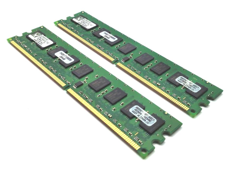 Kingston KTM2726K2 DDR2 SDRAM Memory Module for IBM System X3105 - 2 Pack