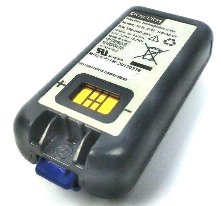 Intermec CK70 Mobile Computer Rechargeable Genuine OEM Battery 3.7V 5.2Ah 19.2Wh