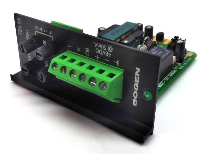 Bogen M-Series TEL1S Interface Module Telephone Digital Input Bus Assignable