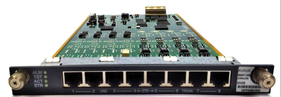 Avaya MM714B 8-Port Analog Genuine OEM Media Module G700 Gateway 700475940