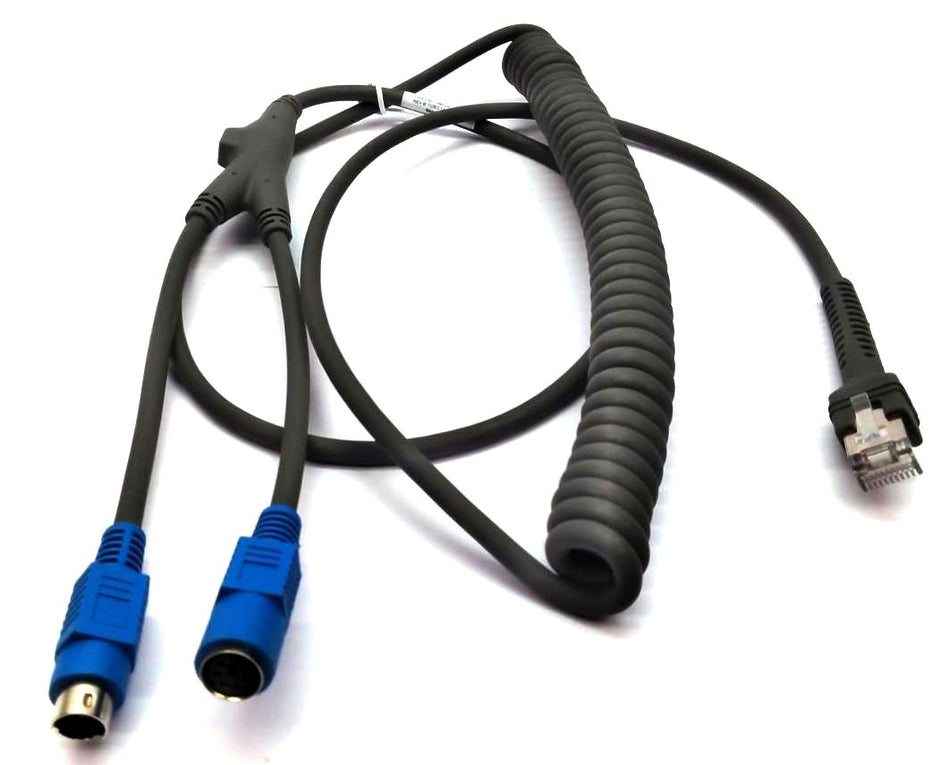 Motorola Auto-Host Detect Keyboard Wedge 9ft Genuine Coiled Cable CBA-K62-C09PAR