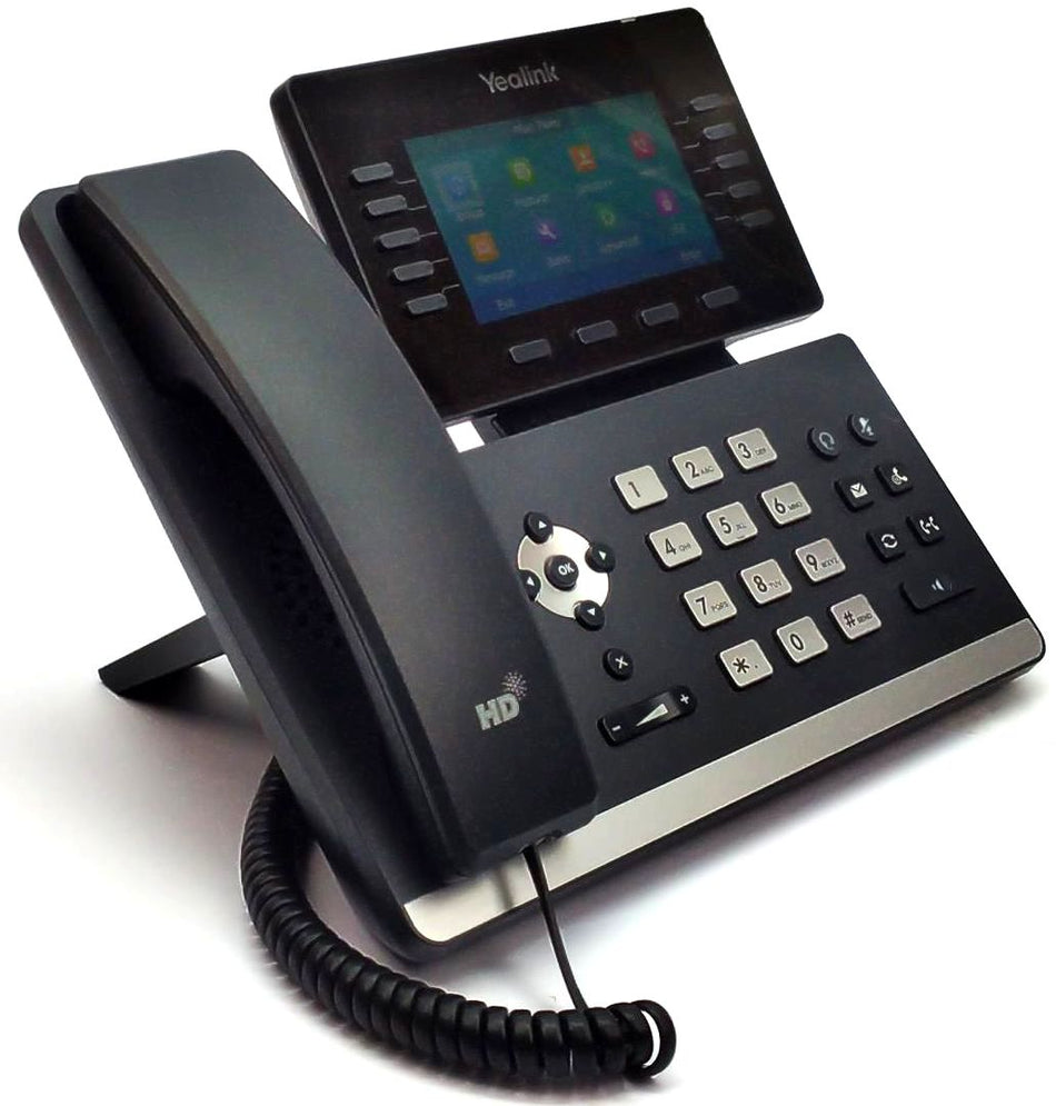 Yealink 16 Lines Wall Mountable Prime Business IP Phone with Bluetooth SIP-T54W