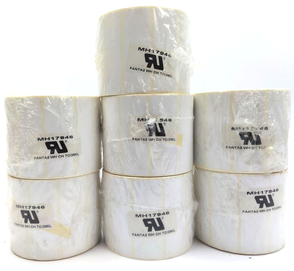 Fantastock II Labels 2 mil Polyester Direct Thermal Transfer MH17946 - 7 Rolls
