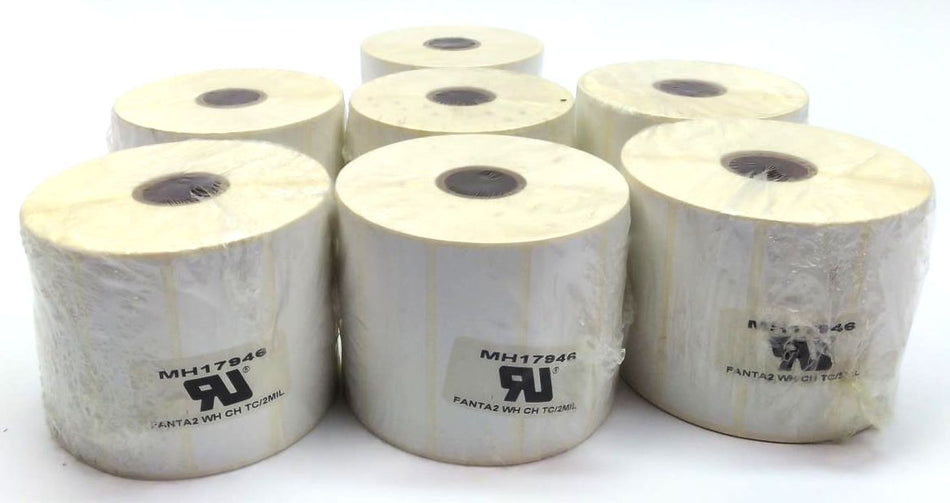 Fantastock II Labels 2 mil Polyester Direct Thermal Transfer MH17946 - 7 Rolls