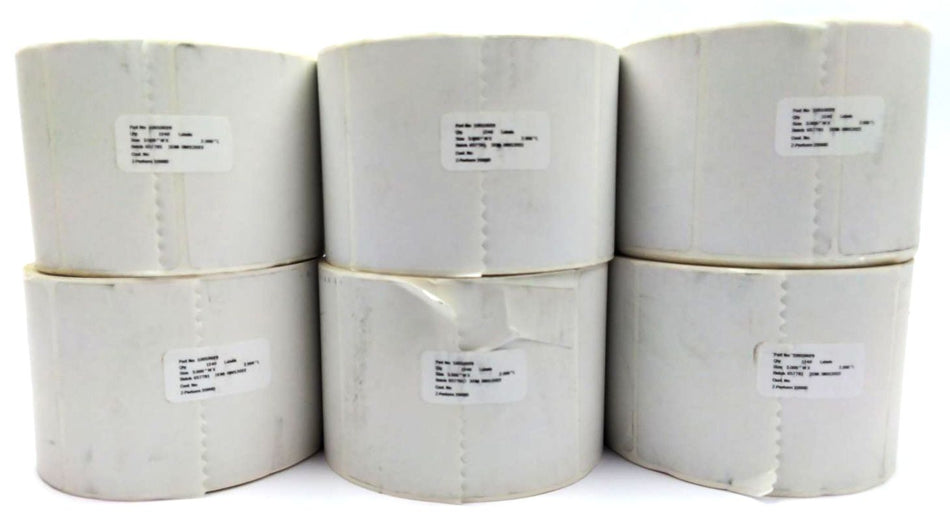 Zebra 3" x 2" Z-Perform 2000D Genuine Direct Thermal Labels 10010029 - 6 Rolls