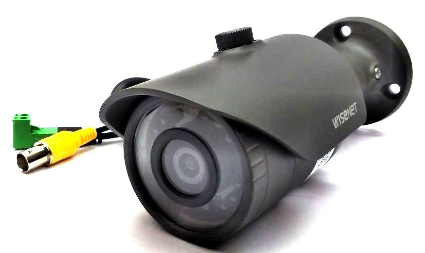 Wisenet Hanwha Techwin Security Surveillance IR Bullet Camera HCO-6020R