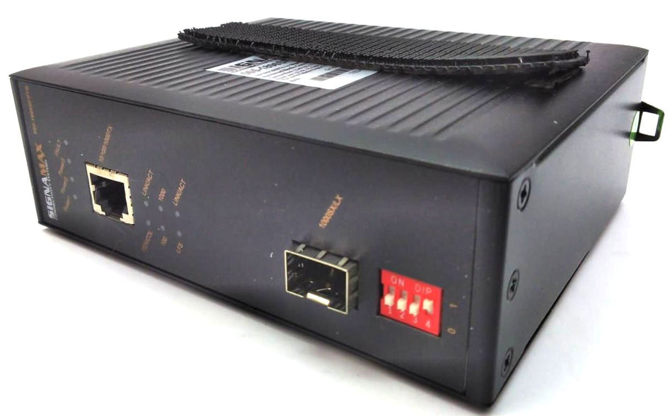 Signamax 10/100/1000 to Gigabit SFP Industrial Media Converter 065-1896SFPTB