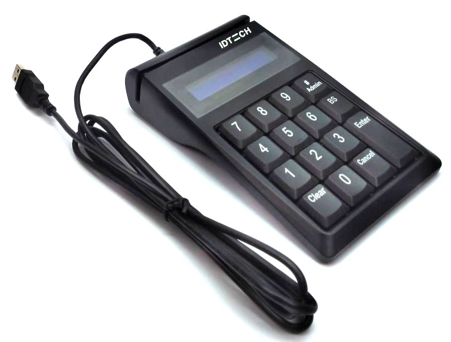 Idtech Secure M Series Encrypted Keypad w/MagStripe Card Reader IDKE-534833ABE
