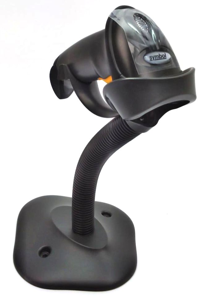Motorola Symbol LS2208 Barcode Decoded Handheld Scanner +Stand LS2208-7AZR0100DR