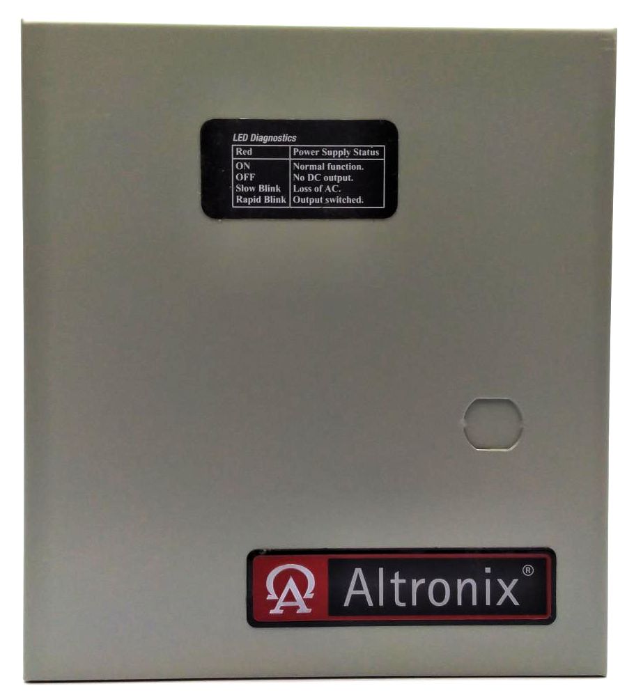 Altronix Access Control 2PTC 12VDC 24VDC Hardened Power Supply Charger AL125UL