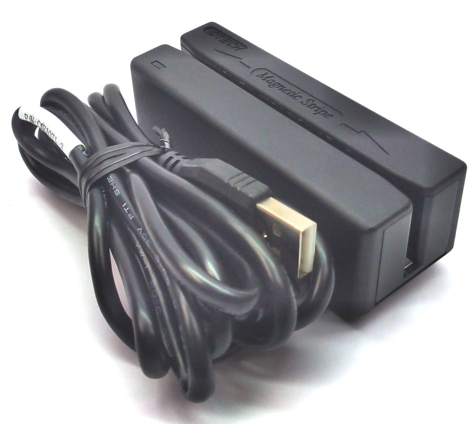 Idtech USB Magnetic Stripe Bi-directional Swipe Card Reader IDMB-334112B